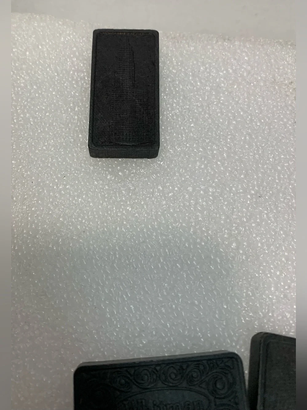 Whitman Disney Dominoes Plastic Tile Game Pieces Lot, Black & Blue